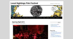 Desktop Screenshot of localsightings.nwfilmforum.org